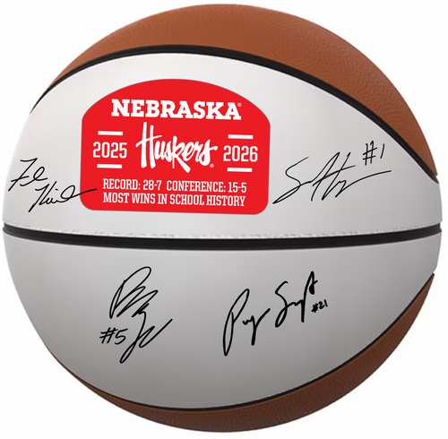 Winningest Season Basketball Signed by Coach Hoiberg, Sam Hoiberg